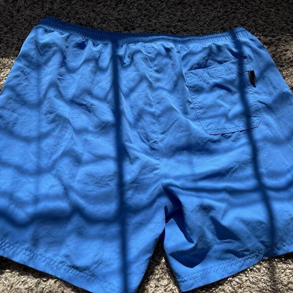 Men's HUGO BOSS Sea Blue Swim Trunks Swimsuit Logo Size XL Fishing outdoor - Picture 9 of 10